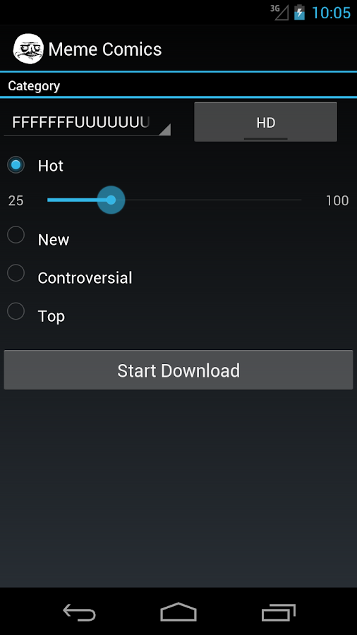 HD comic view
